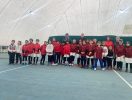La squadra provinciale del CT Tennis bari con il piccolo Michelangelo Cardascia conquistano il tennis foggiano