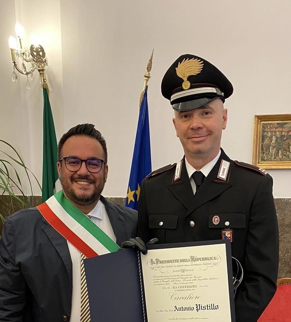 Il Maresciallo Antonio Pistillo “CAVALIERE DELLA REPUBBLICA”